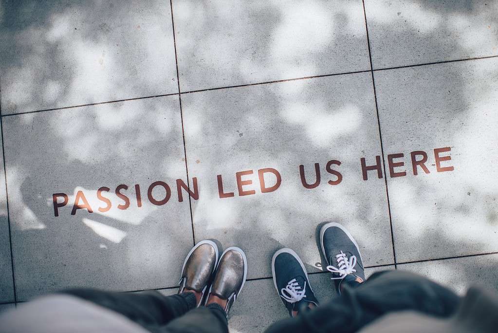 Passion led us here on the sidewalk - Utopian Adventures